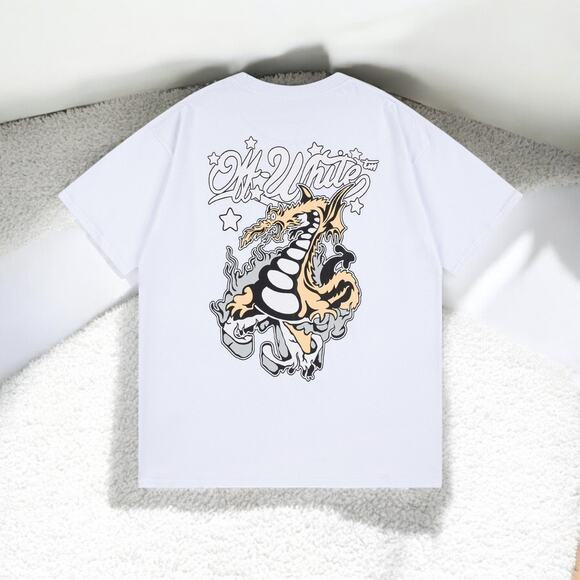 OFF-WHITE Crew neck, short sleeves Size: M - Picture 2 of 5